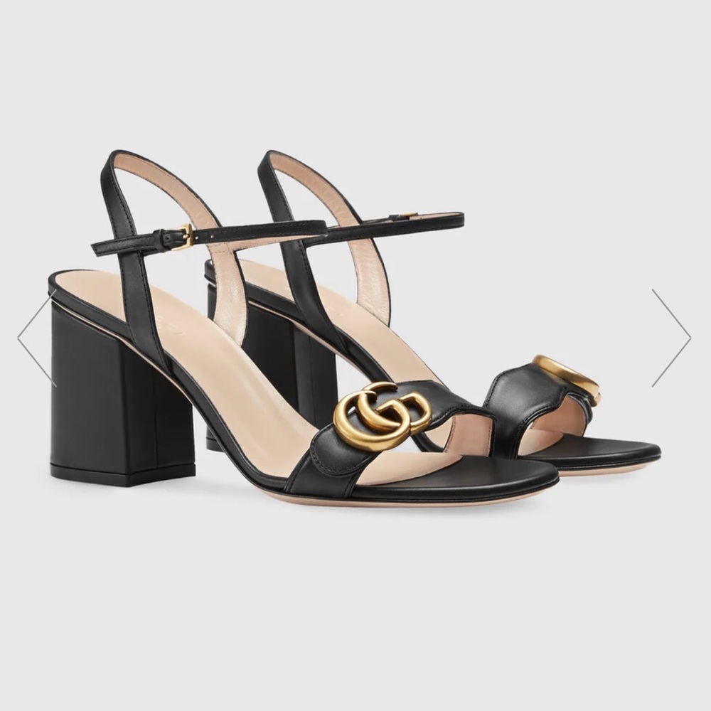 GG Marmont leather sandal